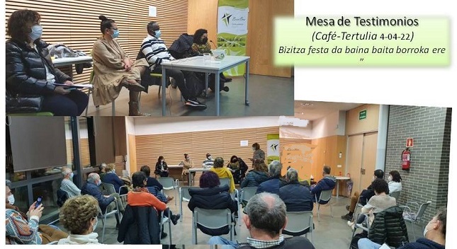 imagen Café-tertulia en mesa de cuatro ayer
